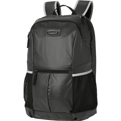 #ad Oakley 23L Performance Coated Back Pack Backpack Jet Black One Size $60.00