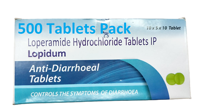 #ad 500 Tablets 2mg Anti Diarrheal Long Exp. april 2025 Free Delivery USA 14 22 Days $18.90