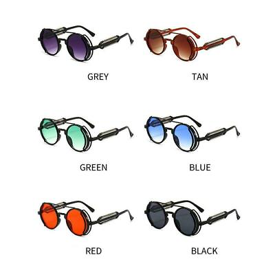 #ad Retro Steampunk Sunglasses Vintage Style Round Glasses Nice $1.61