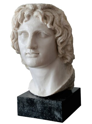 #ad Alexander the Great Macedonian Bust Head British Museum Replica Reproduction $999.00