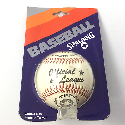 #ad Vintage New Spalding 7000 Synthetic Cover Official League Size Baseball NIP $18.99