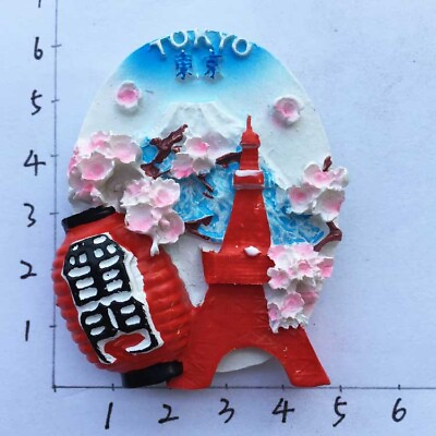 #ad Japan Senso Ji Tokyo Tower Tourist Travel Souvenir 3D Resin Fridge Magnet Cute $9.98
