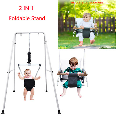 #ad Baby Jumper with Stand Baby Bouncer Baby Exerciser Baby Jumping Toddler Swing $101.40