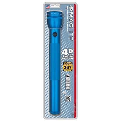 #ad MagLite S4D116 Maglite Heavy Duty Incandescent 4 Cell D Flashlight Blue $34.75