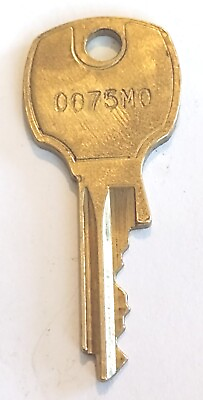 #ad Vintage Key AMERICAN LOCK 0075M0 Appx 1 7 8quot; Replacement Lock 0075MO $8.99