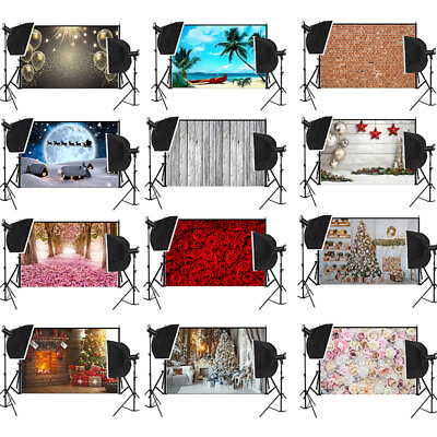 #ad 7x5ft Photography Backdrop Cloth Vinyl Background Banner Poster Studio Props $20.27