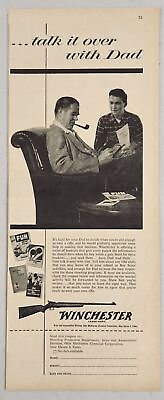 #ad 1954 Print Ad Winchester Bolt Action .22 Rifles Olin Mathieson New HavenCT $17.98