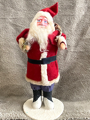 #ad Vintage SANTA CLAUS 6quot; Figure Made in OCCUPIED JAPAN $43.01
