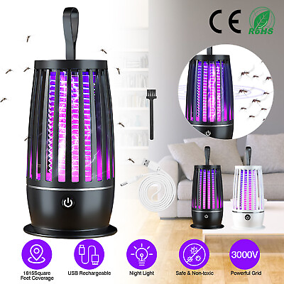 #ad Electric Mosquito Fly Insect Zapper Killer Trap Pest Control Outdoor Portable $13.80