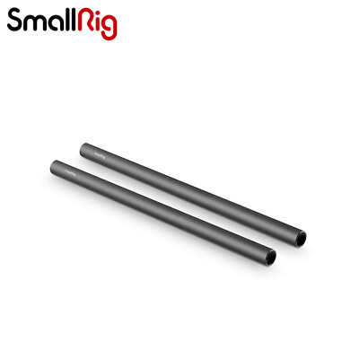 #ad SmallRig 12 Inches 30 cm Aluminum Alloy 15mm Rod w M12 Female Thread 2 Pack $14.00