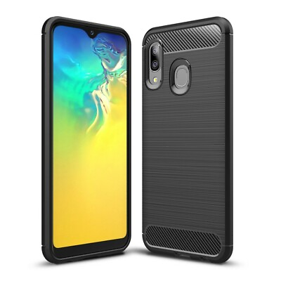 #ad Hülle für Samsung Galaxy A20e Handyhülle Silikon Case Cover Carbon farben EUR 8.99