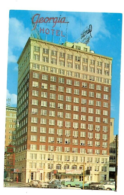 #ad Postcard Georgia Hotel Center of Atlanta Georgia $7.99