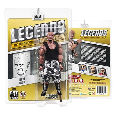 #ad Legends of Professional Wrestling Series 1 Action Figures: New Jack $26.98