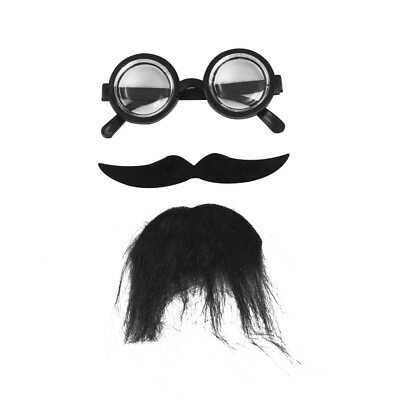 #ad Simulation Mustaches and Eyewear Kit 1920 Boys Costume Beard Gifts Pirate $11.76