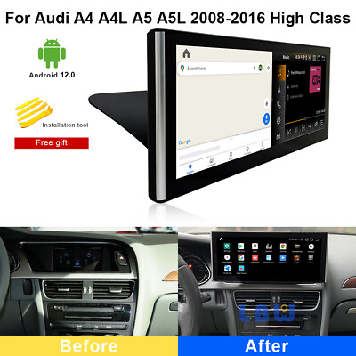 #ad 10.25quot; Car GPS Stereo Player Dash BT For Audi A4 A4L A5 A5L 2008 2016 High Class $464.39