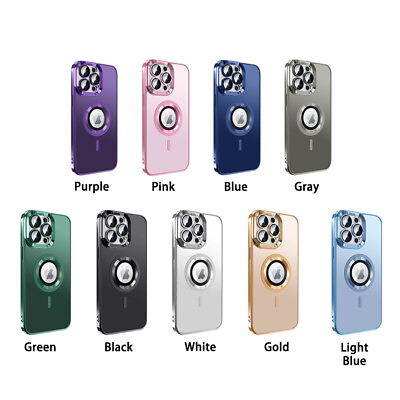 #ad Shockproof Case For iPhone 15 14 13 12 11 Pro Max Mag Safe Magnetic Metal Cover $8.81
