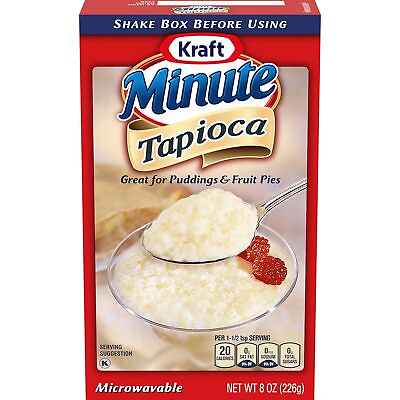 #ad Kraft Minute Tapioca 8 oz Box 8 Ounce Pack of 1 $8.99