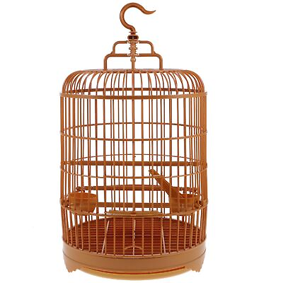 #ad Bird Cage 1 Set Birdcage Traveling Accessories Round Bird Cage Aviary Cage Ou... $43.40