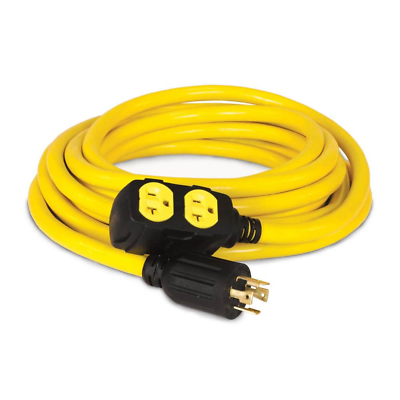 #ad 25 ft. 240 volt generator power cord champion equipment each outdoor flexible $95.44