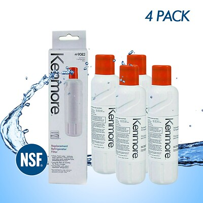 #ad 4 Pack Kenmore 9082 Replacement Refrigerator Water Filter for 469082 9903 $36.99