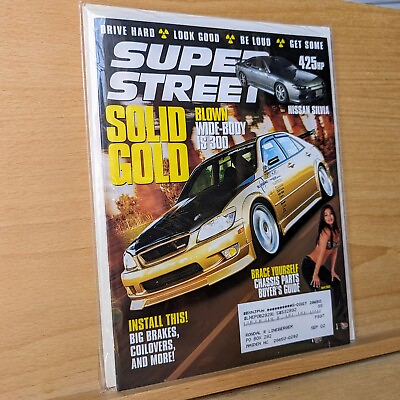 #ad Super Street Magazine April 2002 Wide Body Lexus IS 300 MINT $29.99