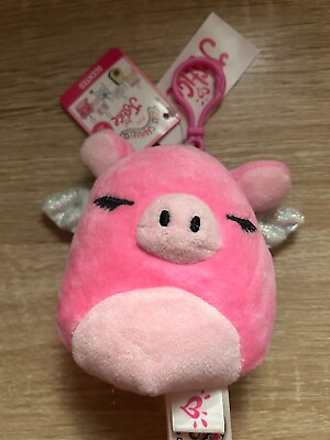 #ad Justice Flying Pig Pink Squishmallow Clip Brand New C $80.00