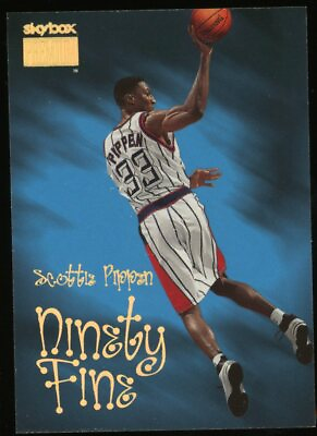 #ad 1998 99 Skybox Premium Ninety Fine Card #220 Scottie Pippen $2.20