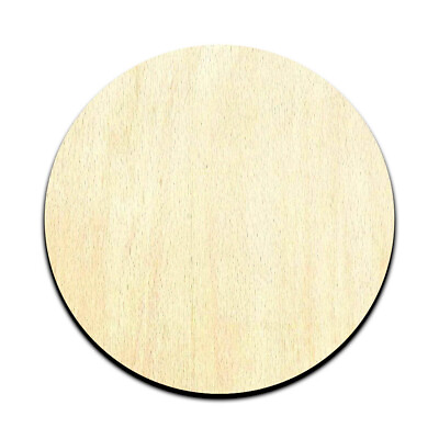 #ad Circle – Laser Cut Out Unfinished Wood Shape Craft Supply $15.20