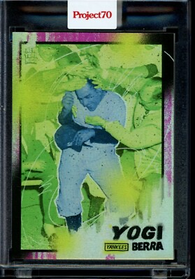 #ad 2021 Topps Project 70 Card #844 Yogi Berra 1962 New York Nico Rainbow Foil 66 70 $99.99
