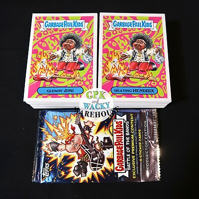#ad #ad 2017 GARBAGE PAIL KIDS BATTLE OF THE BANDS COMPLETE SET 180 CARDS FREE WRAPPER $170.97