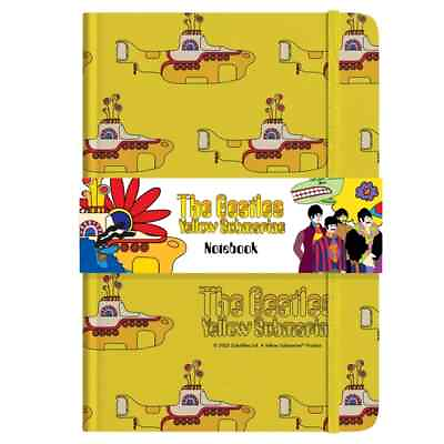 #ad The Beatles Yellow Submarine Recycled Paper Notebook Journal Licensed NEW $14.95