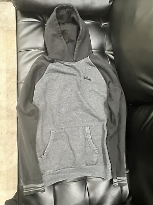 Boys Hoodie by Spalding Size XL 18 20 Sweater Gray Black Big Pocket Logo $9.95