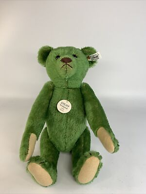 #ad Plush Toy Steiff Replica 1908 Green Limited Edition Made in Germany $297.49