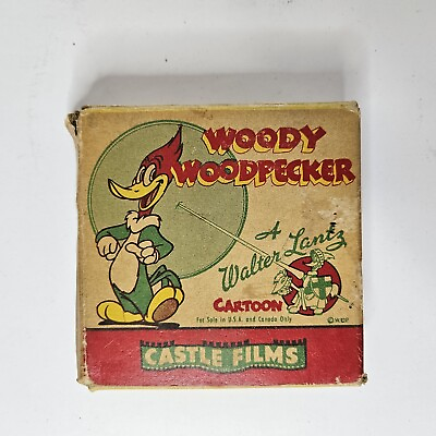 #ad Woody Woodpecker Fair Weather Friends Vintage 16mm W Lantz Cartoon Castle Films $15.95