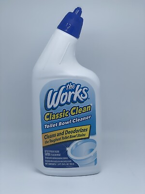 #ad The Works Classic Toilet Bowl Cleaner 24 oz $12.99