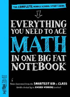 #ad Everything You Need to Ace Math in One Big Fat Notebook: The Comple ACCEPTABLE $4.76