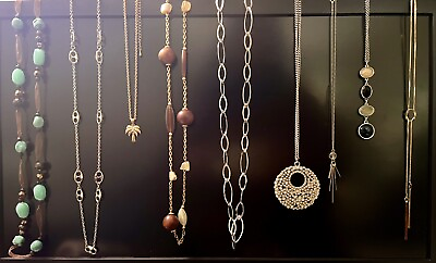 #ad Costume Jewelry Necklaces $12 Each Or $90 For All 9 $12.00