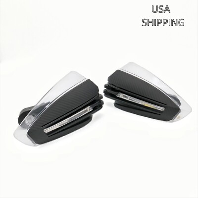 #ad Handlebar 22mm Universal Motorcycle Hand Guard with 12V Turn Signal Light 7 8quot; $37.19