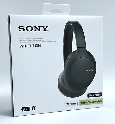 #ad Sony WHCH710N Wireless Noise Canceling Over The Ear Headphones Black $69.99