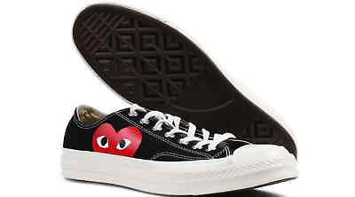 #ad Converse Chuck Taylor All Star 70 Comme des Garcons PLAY Black 150206C Mens New $102.29