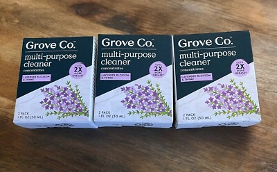 #ad Grove Co. Multi Purpose Cleaner Refill Concentrate Lavender Thyme 3 x 2pk $24.69