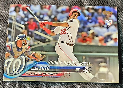 #ad 2018 Topps Update Rookie Juan Soto RC #US104 $6.00