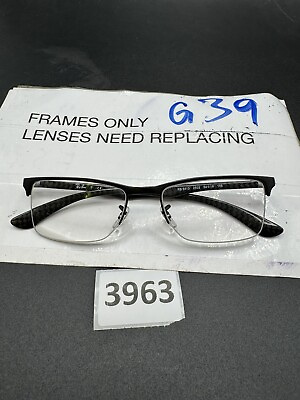 #ad Ray Ban RB8413 2503 Black Carbon Fiber Eyeglasses Frame 54 18 145 $62.99