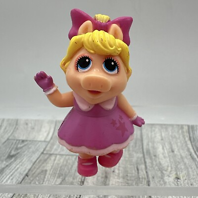 #ad Disney Jr Muppet Babies Miss Piggy Figure Toy Lot of Action Figures Dolls 3quot; $4.99