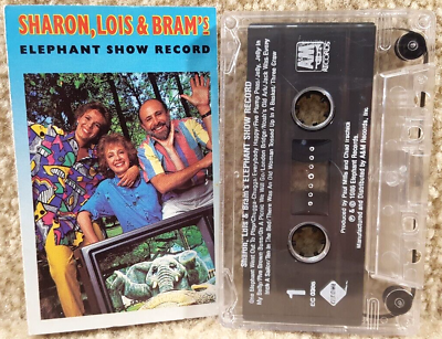#ad Sharon Lois amp; Bram#x27;s Elephant Show Record Cassette Tape Vintage 1986 $12.00
