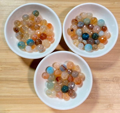 #ad Semiprecious Stone Beads Lot Round Most Faceted Colorful Mix 6 mm 10 mm $11.50