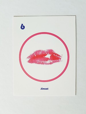 #ad K POP APRIL Mini Album quot;The Rudyquot; Official JinSol Lip Mark Card $8.54