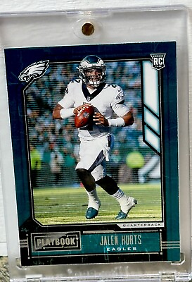 #ad Jalen Hurts MINT 2020 ROOKIE CARD PANINI Silver FOIL FOOTBALL NICE INVESTMENT RC $29.96