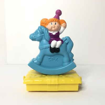 #ad 1994 Happy Birthday cabbage patch kids rocking horse train #8 McDonalds meal toy $7.96