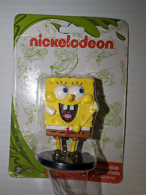#ad Nickelodeon Sponge Bob Square Pants Figurine Approx. 2 1 4 Inches Tall NEW $3.49